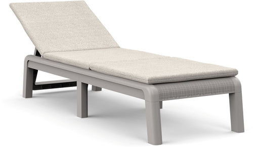 Keter Mallorca Ligbed - inclusief kussen - 187.5x58x29cm - Soft Beige