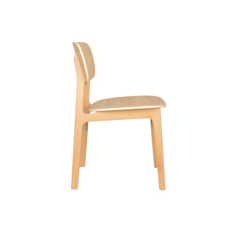 Zuiver Fleur Eetkamerstoelen Naturel - Set van 2