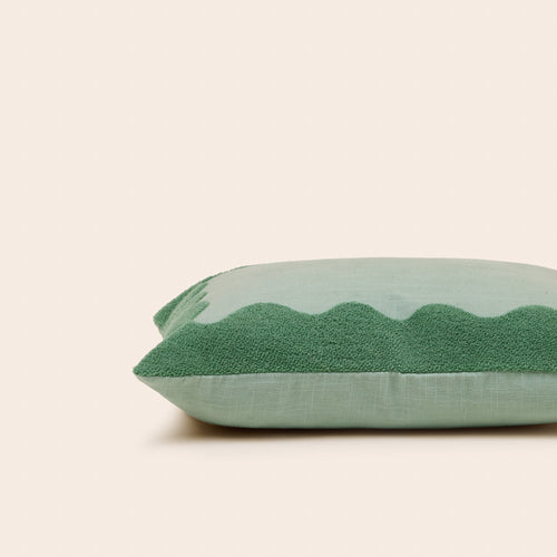 Madura Kussenovertrek Namata aqua groen 30x40 cm