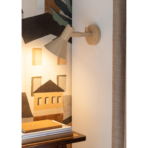 it's about RoMi wandlamp Stavanger - beige - 31x15x20cm