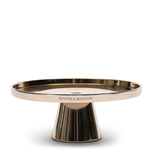 Rivièra Maison Covent Garden Cake Stand gold - Aluminium - Goud - vtwonen shop