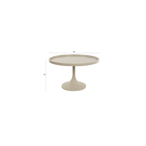 Zuiver Jason Salontafel Rond 69 cm Beigen - vtwonen shop
