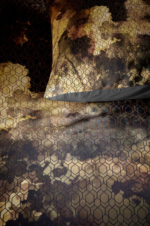 Kardol dekbedovertrek Presence - 240x200/220 cm - goud - vtwonen shop