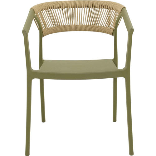 Lesli Living bistrostoel Terrasa - groen - 56x55x74,5cm