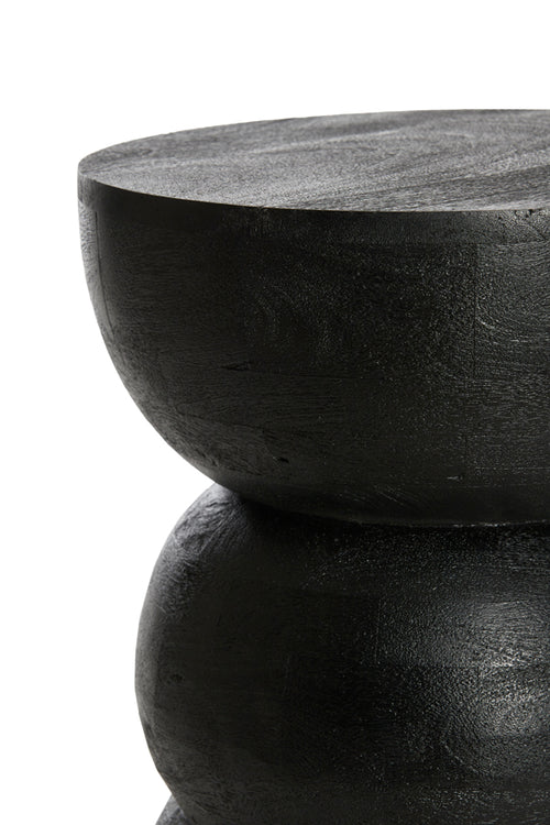 Light & Living bijzettafel AZALIO - Ø35x45cm - zwart - vtwonen shop