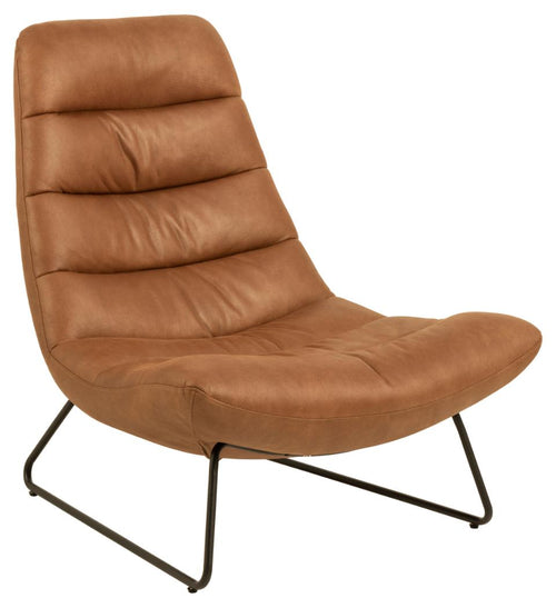 Rebellenclub Fauteuil Corby - Cognac - vtwonen shop