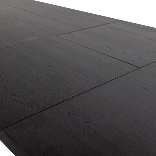 WOOOD eettafel uitschuifbaar Arros - Zwart - 75x180/220x90 - vtwonen shop