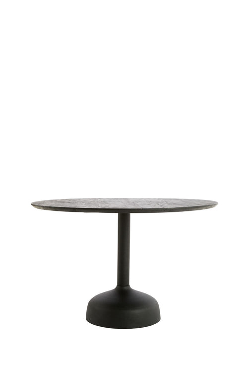 Light & Living eettafel TUNJA - Ø120x76 cm - zwart