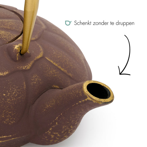 Bredemeijer - Theepot Kunming 1,3L gietijzer aubergine