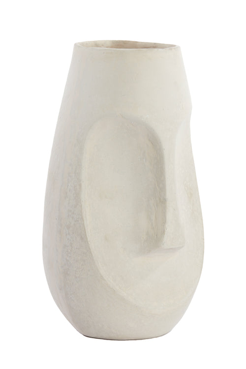 Light & Living pot FACE - 21x18x36cm - wit - vtwonen shop