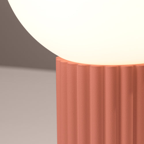 Sollux Lighting Tafellamp HALO perzik - 12x12x19cm