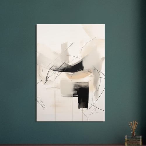 Artfulprints  Abstract - Chique brush 3   poster A4 21x29.7 cm - vtwonen shop