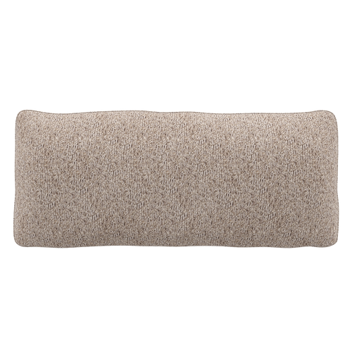 WOOOD kussen Mojo - Wollig - Donkerzand - 30x70x10