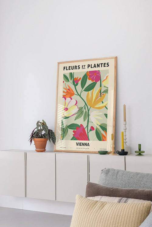 Zoe - Fleurs et Plantes - Vienna - PSTR studio Kunst Poster - vtwonen shop