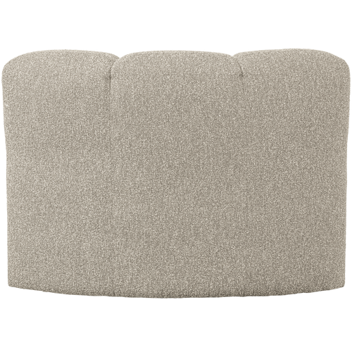 WOOOD eetbankje hoek met rugleuning Mojo - Bouclé - Beige Melange