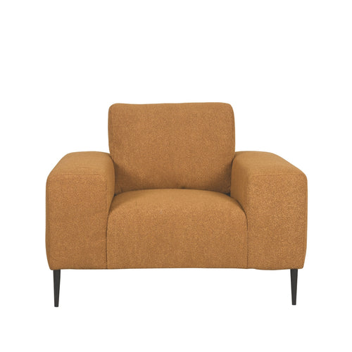 LABEL51 Fauteuil Ferraro - Geel Bouclé - 112x88x85cm - vtwonen shop
