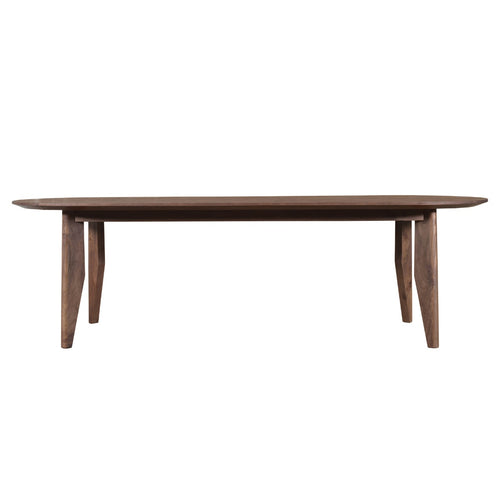 DÉJA Living Eettafel Maikel - Ovaal Donkerbruin Hout - 260x100x76cm