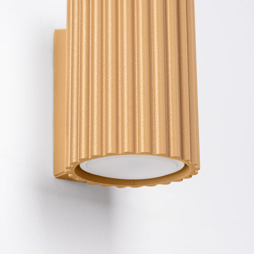 Sollux Lighting Wandlamp KARBON 10 goud - 6,5x8,5x10cm