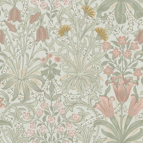 William Morris at Home Vliesbehang - Woodland Weeds Peony & Sage