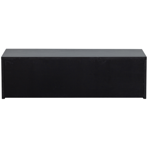 WOOOD kistbank met lades Silke - Grenen - Diepzwart - 36x120x50 - vtwonen shop