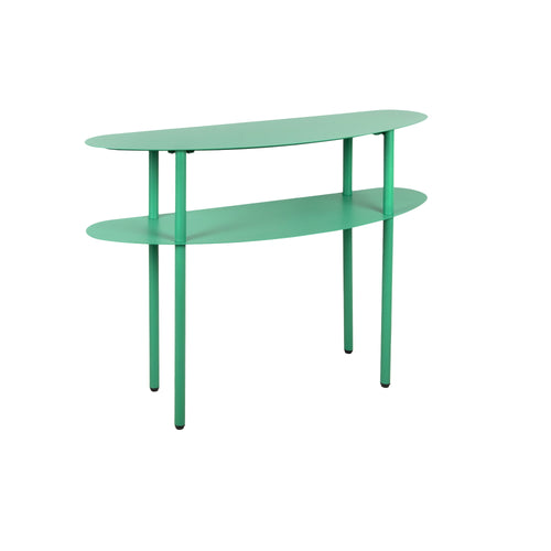 Leitmotiv side table Cool Retro - groen - 90x28x72.5cm