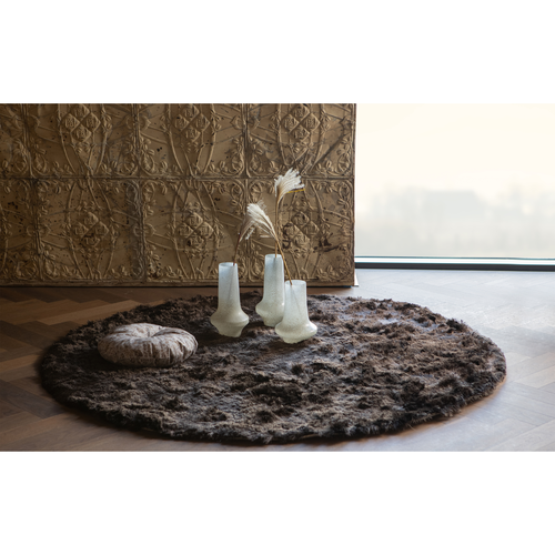 BePureHome vloerkleed Praline - Coffee - 1x200x200 - vtwonen shop