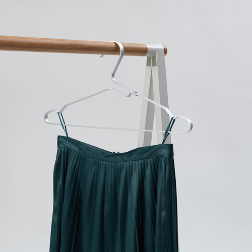 Brabantia Aluminium Kledinghangers, set van 4 - Silver