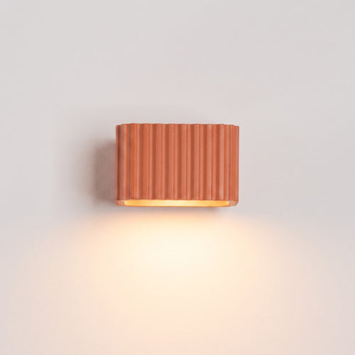 Sollux Lighting Wandlamp RIFF rode oker Gx53 - 10x12x6cm