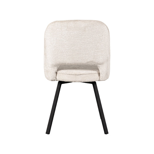 LABEL51 Eetkamerstoel Lewis - Crème - Zithoogte 47cm - Set van 2 - vtwonen shop