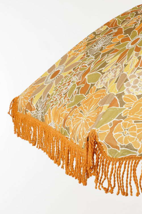 Mica Decorations Bloem Parasol - H238 x Ø220 cm - Bruin - vtwonen shop