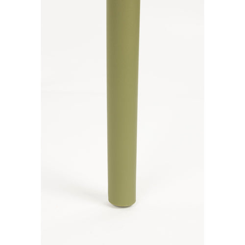 Housecraft Living Mante Tuinstoelen Armleuning Kunststof Groen - Set van 4