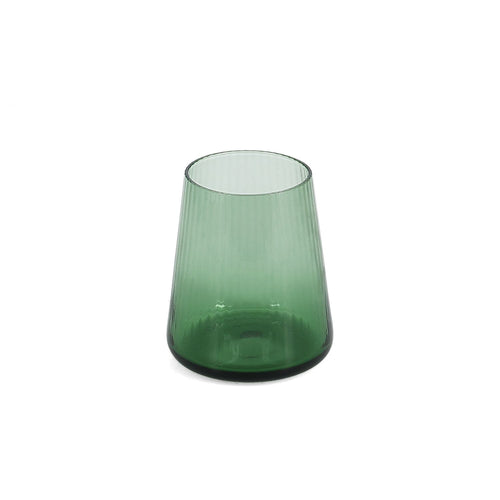 S|P Collection - Glas 30cl donkergroen Ray - Set van 4