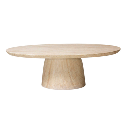 Giga Meubel Salontafel Myrna - Travertin Composiet - 120x60x39cm - vtwonen shop