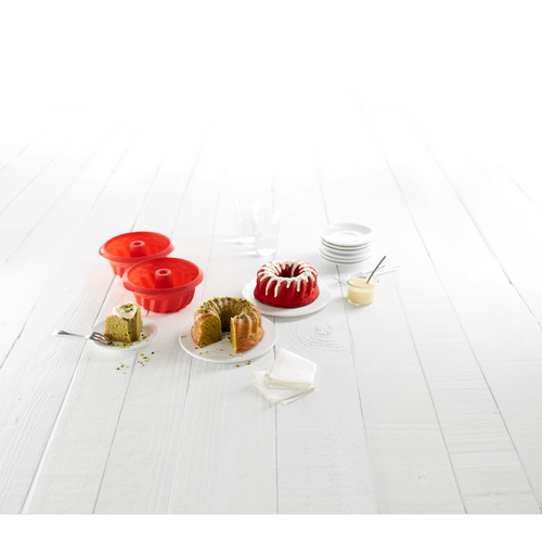 Lékué Bakvorm Mini Savarin, set van 2