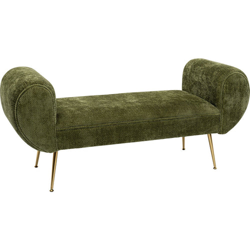 Kare Design Bank Trono fluweel groen