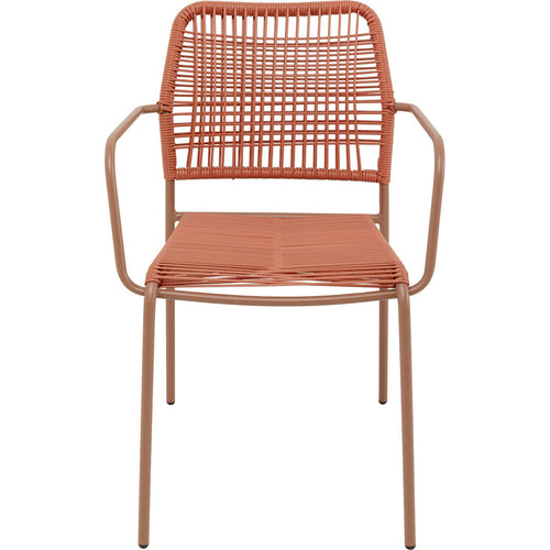 Kare Design Tuinstoel met armleuningen Madagascar rood - vtwonen shop