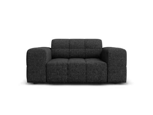 Cosmopolitan Design Fauteuil Chicago chenille zwart - 102x132x78cm