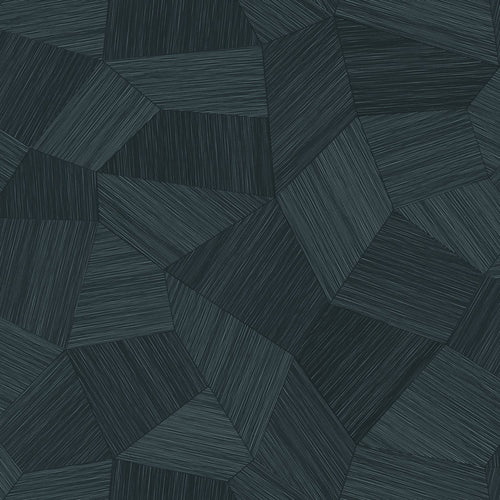 Origin Wallcoverings eco-texture vliesbehang grafisch 3D motief antraciet grijs - 0.53 x 10.05 m - 347825 - vtwonen shop