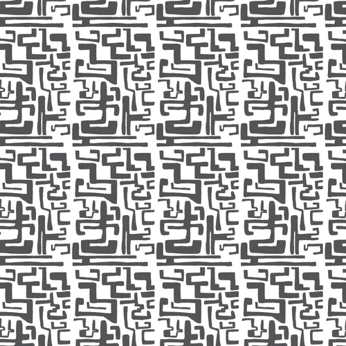 Catchii Behang Kuba donker grijs