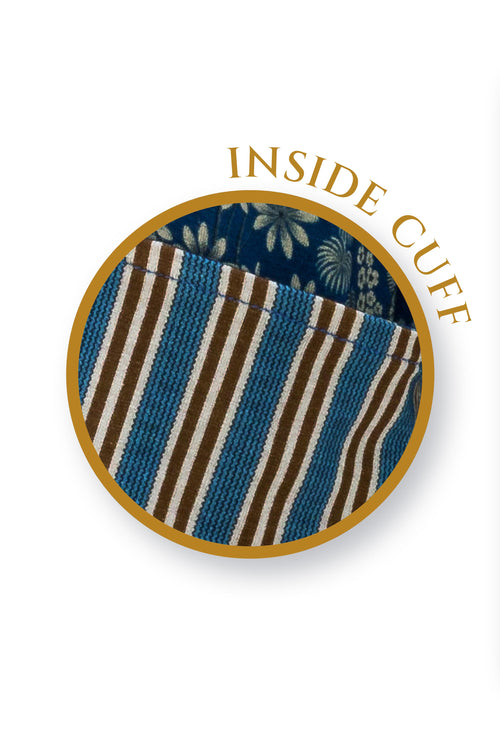 Pip Studio - Naomi Kimono Dames - Daisy Dreams - Blauw - L