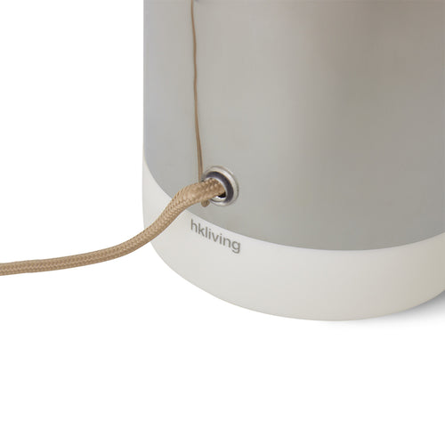 HKLIVING tafellamp Lounge – chroom - vtwonen shop