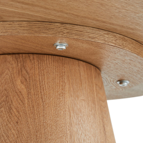 Furnhouse salontafel set Tango - Natuurlijk eikenhout - Ø 60/80 cm