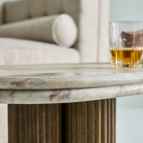 Signature - BUREN Tafel - Bruin - 120x50x41,5 cm