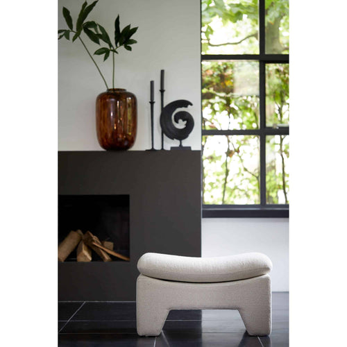 Light & Living poef DASHA - beige - 80x40x48.5cm