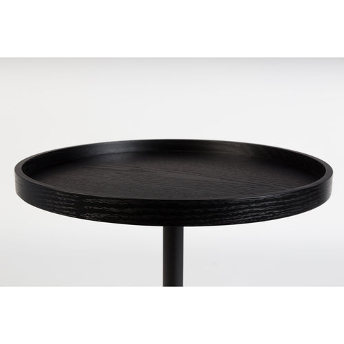 Zuiver Jason Bijzettafel Rond 46 cm Zwart - vtwonen shop