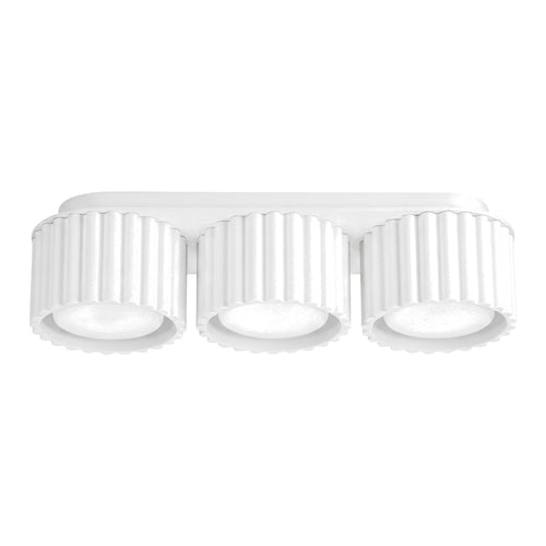 Sollux Lighting Plafondlamp AURA 3 wit Gx53 - 32,5x10x8cm