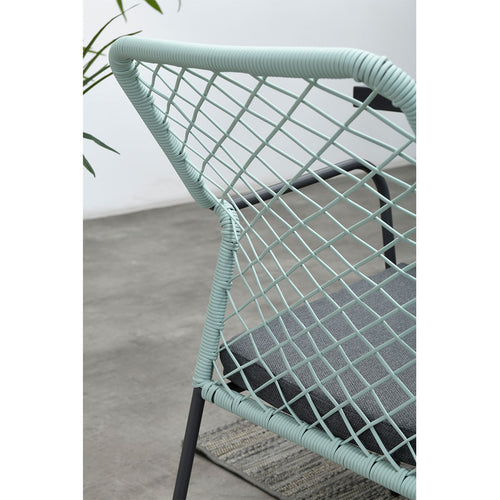 Garden Impressions tuinset Ross - Tulli zacht groen - light teak look - 220x115 cm