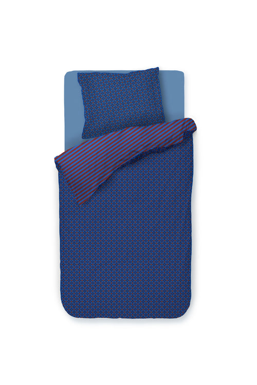 Pip Studio Dekbedovertrek Alvida - 140 x 200/220 cm - Donkerblauw