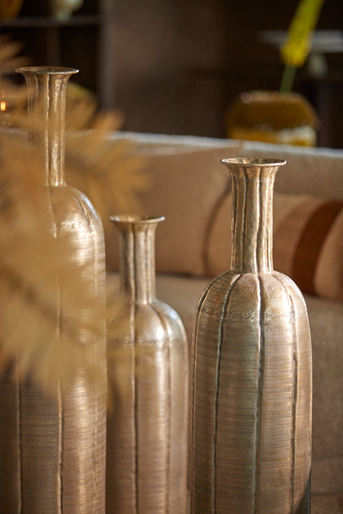 Light & Living vaas PARTO - Ø20.5x75cm - goud - vtwonen shop