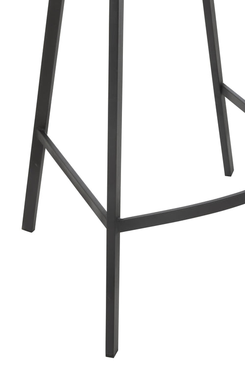 J-Line barstoel Kent - metaal/polyester - roest